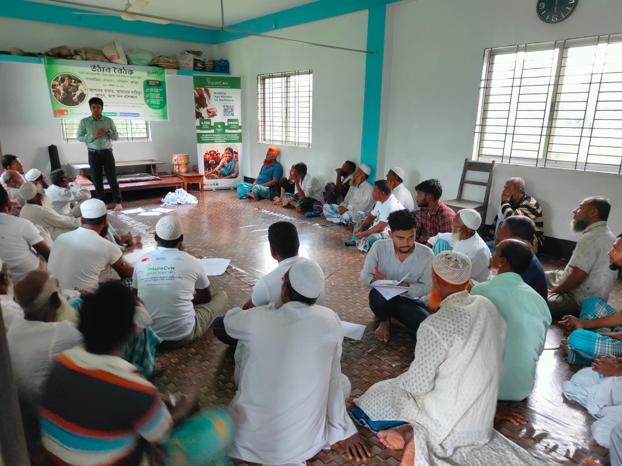 Farmer training session in Bangladesh run by AgriCore